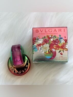BVLGARI OMNIA By Mary katrantzou mini dabber perfume limited edition 5ml NEW